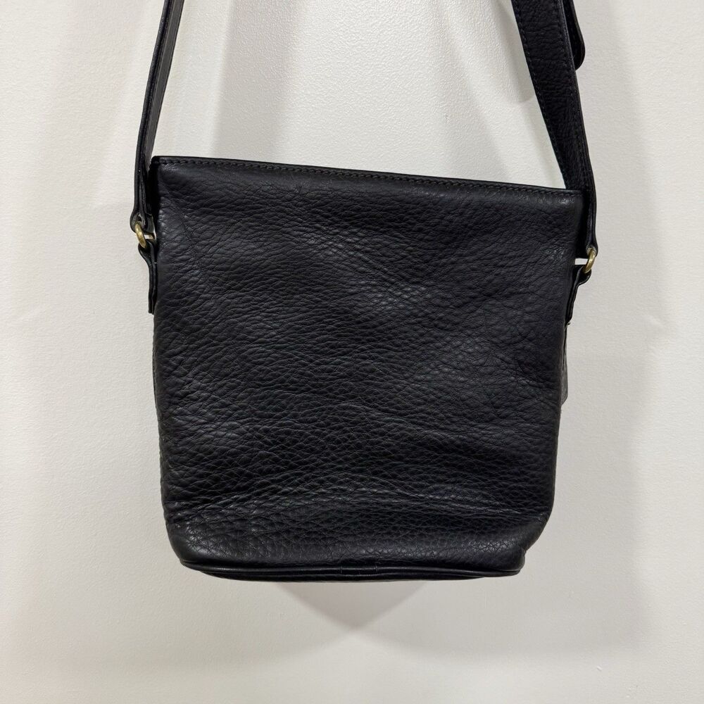 Coach Sonoma Bucket Bag 4907 Black Pebbled Leather Excellent Condition Vtg - Picture 4 of 13